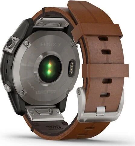 Garmin Fenix 7 Sapphire Solar (2022) | silver | brown 5