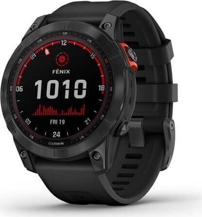 Garmin Fenix 7 Solar (2022) | Edelstahl | schwarz | schwarz 1