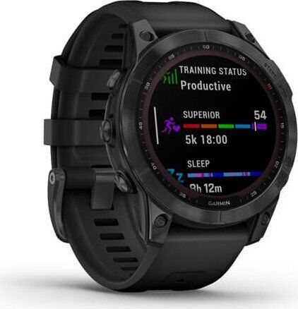 Garmin Fenix 7 Solar (2022) | Edelstahl | schwarz | schwarz 2