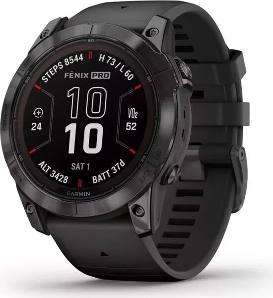 Garmin Fenix 7X Pro Sapphire Solar (2022) | Plastik | czarny | szary 1