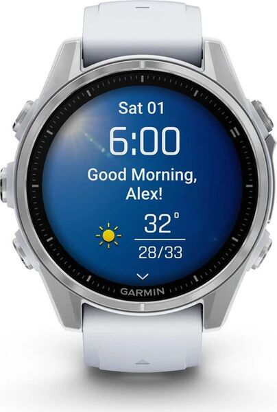 Garmin Fenix 8 (2024) | 43 mm | silver | white, image 2 of 5