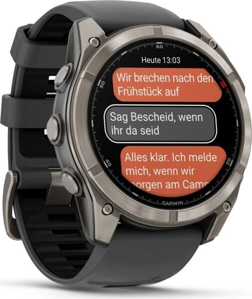 Garmin Fenix 8 Pro (2025) | 51 mm | titanium | schwarz, image 2 of 5
