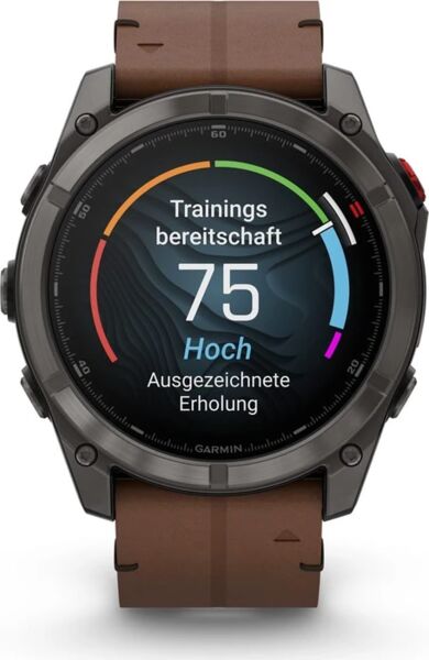 Garmin Fenix 8 Pro (2025) | 51 mm | черен | кафяв/черен, image 1 of 3