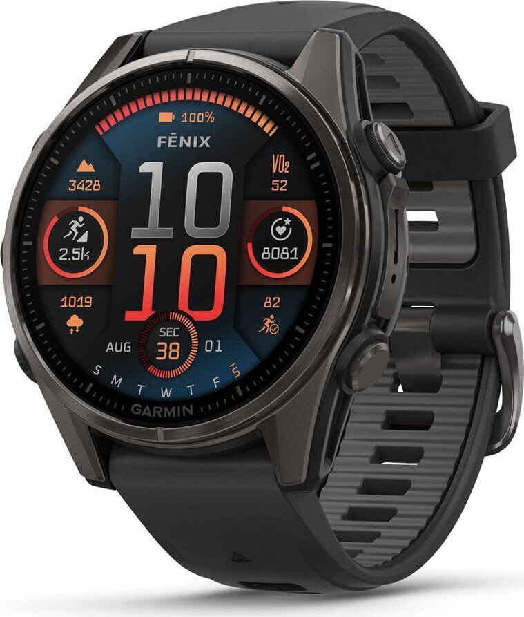 Garmin Fenix 8 Saffier (2024) | 43 mm | zwart | zwart