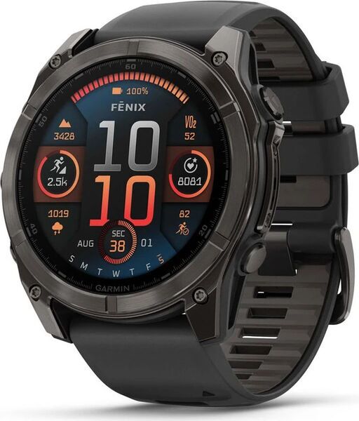 Garmin Fenix 8 Sapphire (2024) | 51 mm | черно | черно, image 1 of 5
