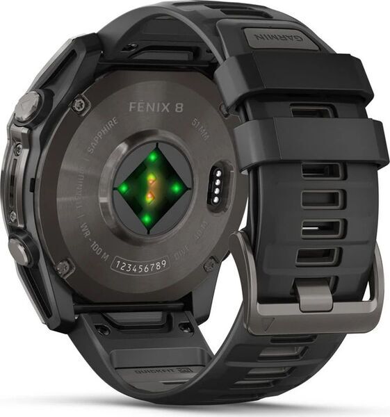 Garmin Fenix 8 Sapphire (2024) | 51 mm | черно | черно, image 5 of 5