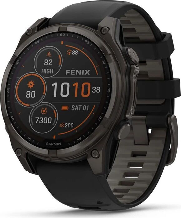 Garmin Fenix 8 Sapphire Solar (2024) | 47 mm | zwart | zwart