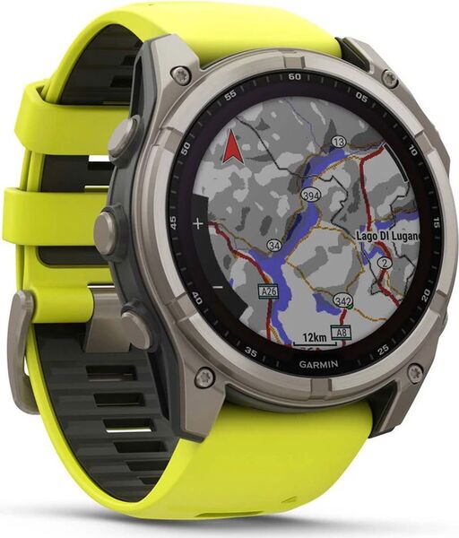 Garmin Fenix 8 Sapphire Solar (2024) | 51 mm | silver | yellow 4