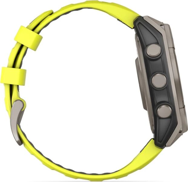 Garmin Fenix 8 Sapphire Solar (2024) | 47 mm | silver | yellow, image 4 of 4