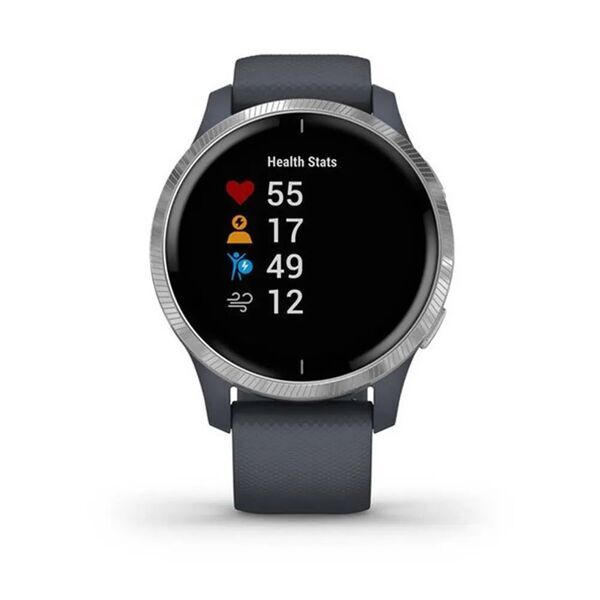 Garmin Venu (2019) | srebrny | niebieski | 43 mm 2