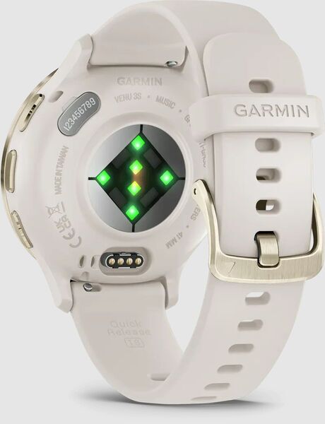 Garmin Venu 3S (2023) | soft gold | ivory, image 4 of 5