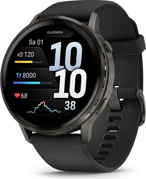 Garmin Venu 4 (2025) | slate | black, image 1 of 5