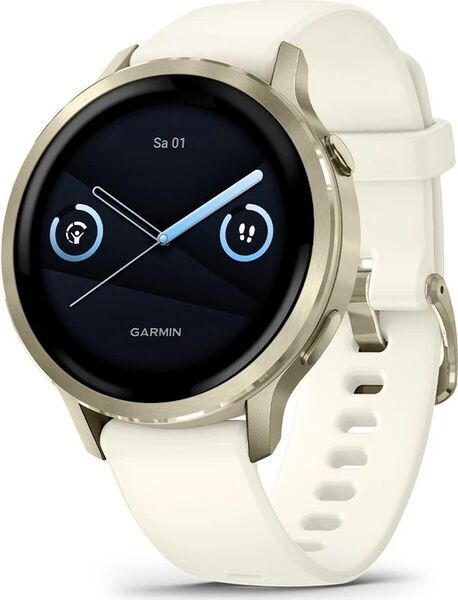 Garmin Venu 4S (2025) | lunar gold | bone, image 1 of 5