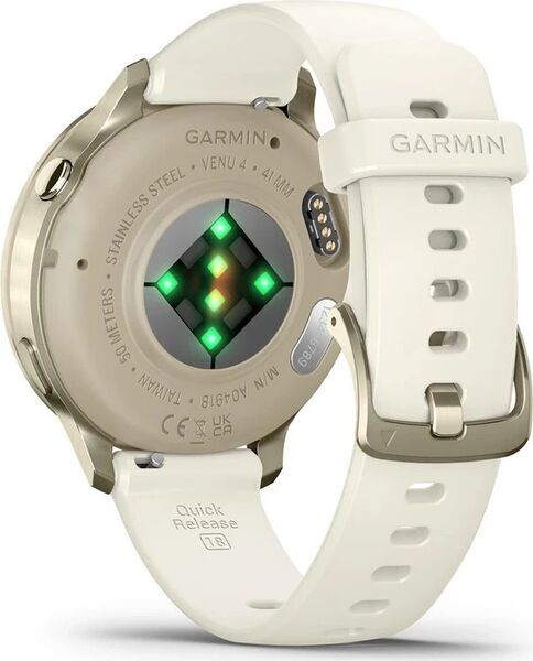 Garmin Venu 4S (2025) | lunar gold | bone, image 2 of 5