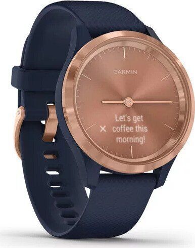 Garmin Vivomove 3S (2019) | Aço inoxidável | dourado rosa | azul 2