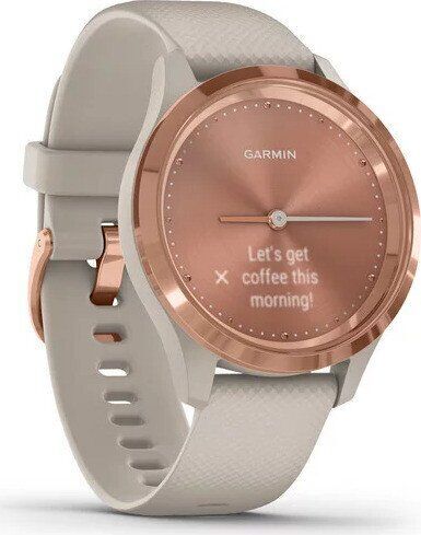 Garmin Vivomove 3S (2019) | Stal szlachetna | różowe złoto | beżowy 2