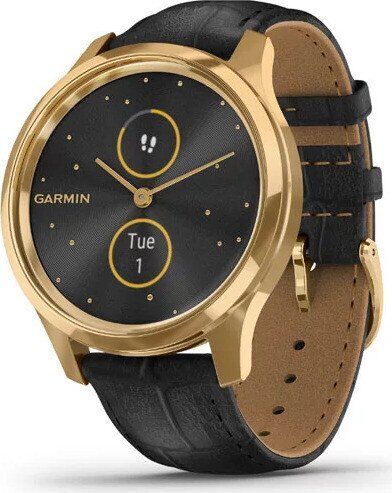 Garmin Vivomove Luxe (2019) | Edelstahl | gold | schwarz 1