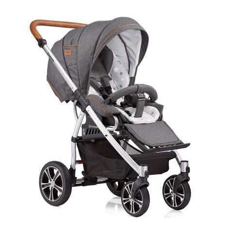 Gesslein F4 Air+ Kombikinderwagen | grey/brown 1