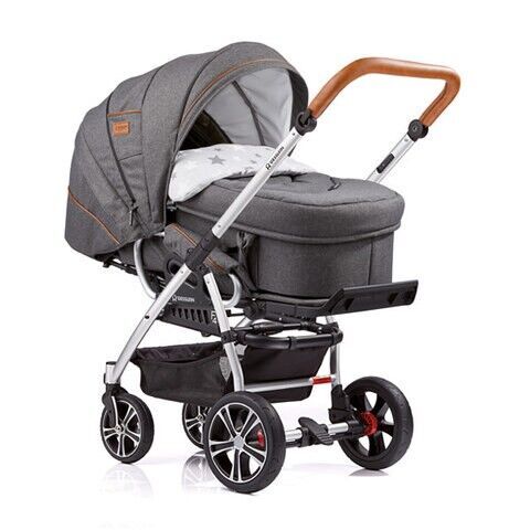 Gesslein F4 Air+ Kombikinderwagen | grey/brown 3