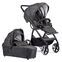 Gesslein Indy M2 Classic Kinderwagen inkl. CX3 Babywanne | black/green thumbnail 1/5