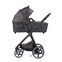 Gesslein Indy M2 Classic Kinderwagen inkl. CX3 Babywanne | black/green thumbnail 2/5