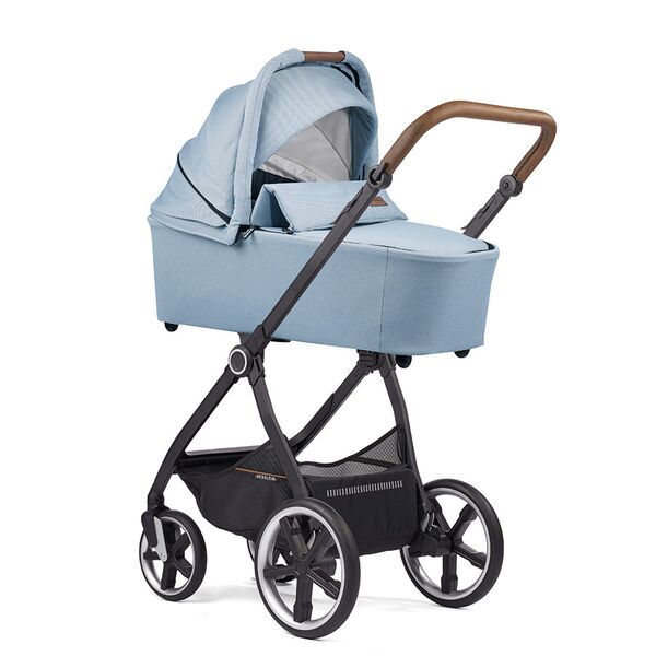 Gesslein Indy M2 Classic Kinderwagen inkl. CX3 Babywanne | blau 2