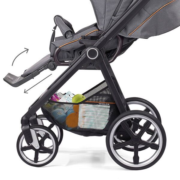 Gesslein Indy M2 Classic Kinderwagen inkl. CX3 Babywanne | blau 3