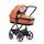Gesslein Indy M2 Kinderwagen inkl. Relax Babywanne | orange thumbnail 1/4