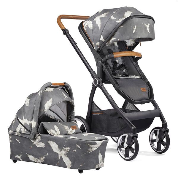Gesslein Indy M2 Life Kinderwagen inkl. CX3 Babywanne | grey 1