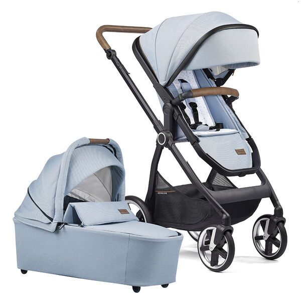 Gesslein Indy M2 Life Kinderwagen inkl. CX3 Babywanne | blau 1