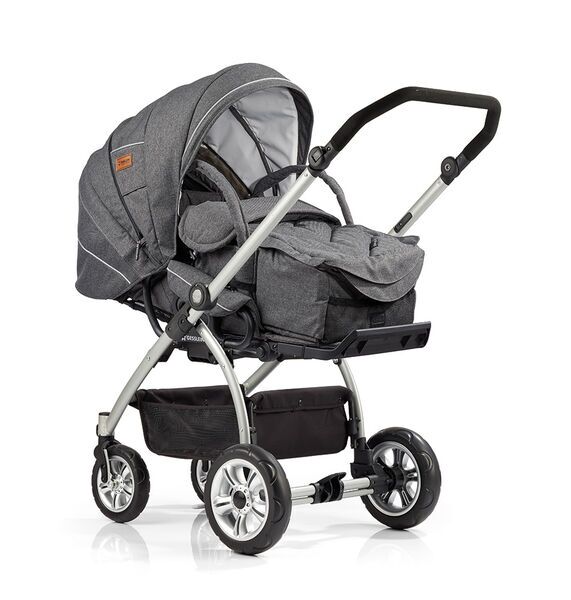 Gesslein M4 Kinderwagen inkl. C1 Lift Tragetasche | grau 1