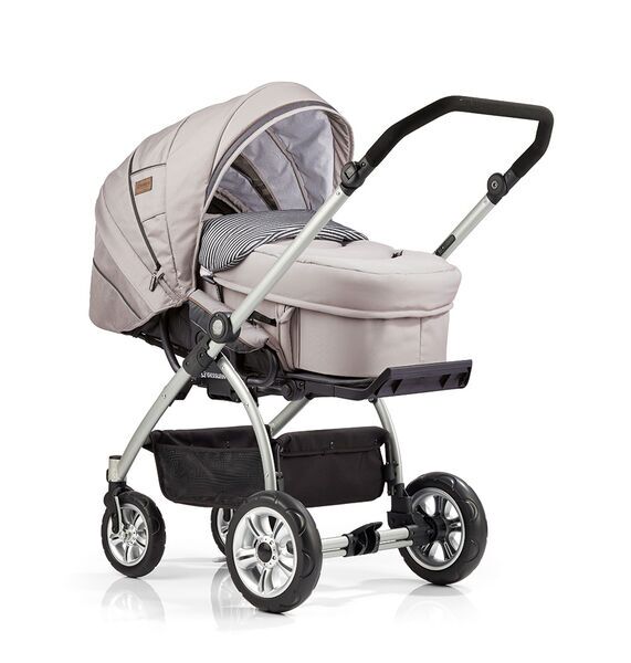 Gesslein M4 Kinderwagen inkl. C2 Compact Tragetasche | hellgrau 1