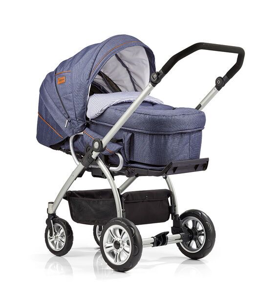 Gesslein M4 детска количка с кошница C2 Compact | Gaiši zils 1