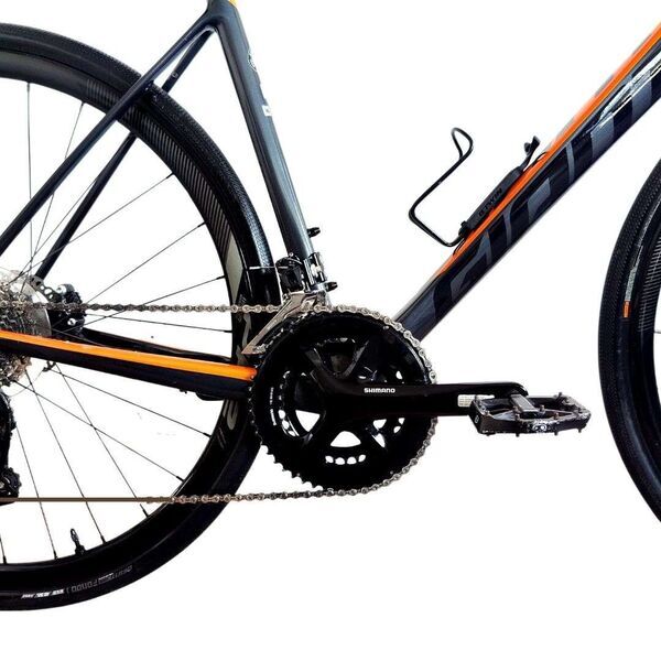Giant Defy Advanced 2 (2020) | Diamond | orange/black | 62 cm | XXL | < 100 km 4