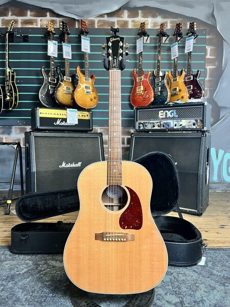 Gibson J-45 Studio Walnut Gloss Natural 2023 Electro-Acoustic Guitar | Gloss Natural, image 1 of 5