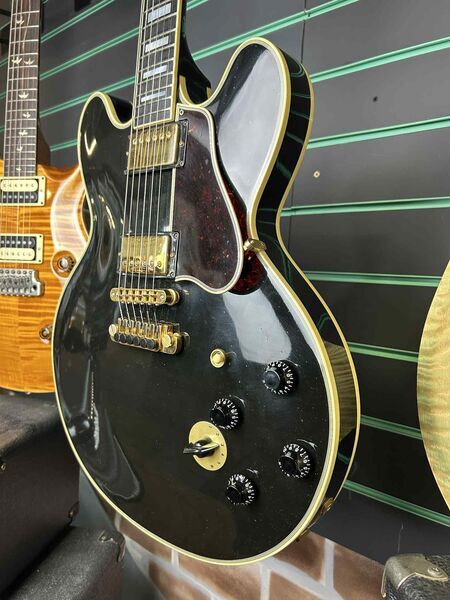 Gibson BB King "Lucille" Ebony 1991 Semi-Hollow Electric Guitar | ebony, image 5 of 5