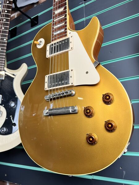 Gibson Custom Shop 1957 Les Paul Standard Reissue Goldtop 2003 Electric Guitar | goldtop, image 5 of 5