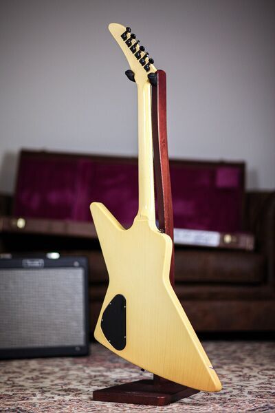 Gibson Explorer Designer Series 1985 | White Blue Stripes | White Blue Stripes, image 2 of 5