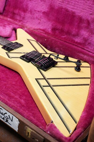 Gibson Explorer Designer Series 1985 | White Blue Stripes | White Blue Stripes, image 4 of 5