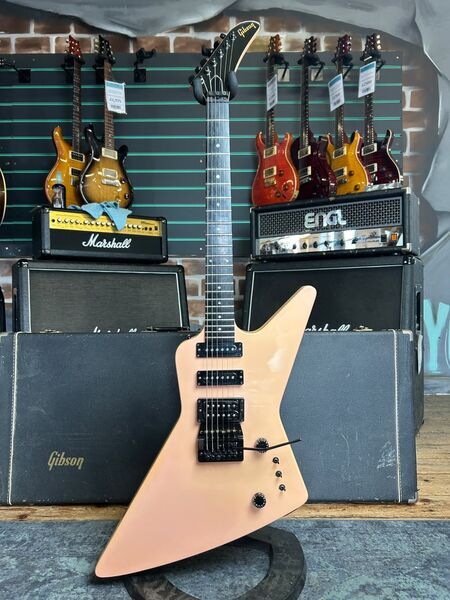 Gibson Explorer EXP 425 Panther Pink 1986 Electric Guitar | pink, image 1 of 5
