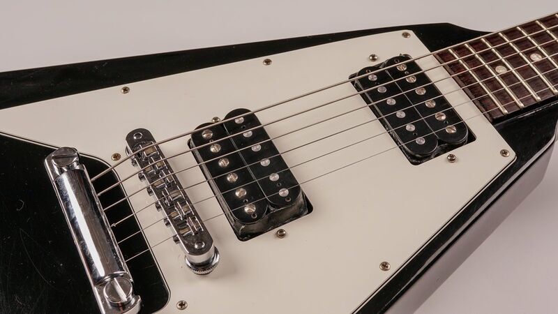Gibson Flying в ’67 Reissue 1996 Ebony | оригинален 496R/500T | абанос, image 5 of 5