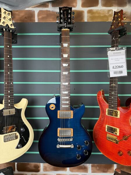 Gibson Les Paul '100' Studio Manhattan Midnight 2015 Electric Guitar | Original, image 2 of 5