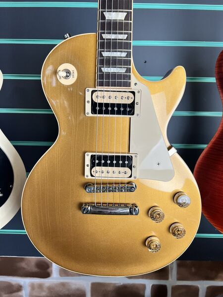 Gibson Les Paul Classic T Gold Top 2017 Electric Guitar | gold, image 4 of 5