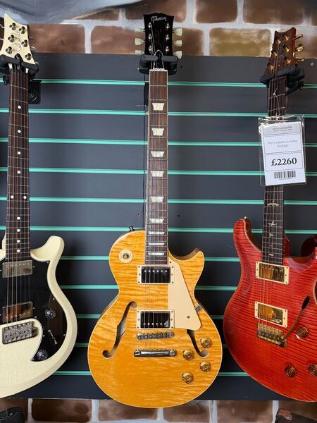 Gibson Les Paul ES Natural 2016 Semi-Hollow Electric Guitar | Natural, image 2 of 5