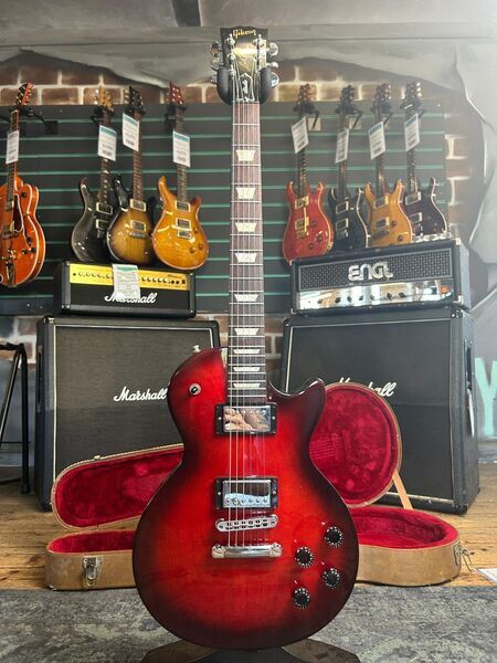 Gibson Les Paul Studio T Black Cherry Burst 2017 Electric Guitar | Cherry Burst, image 1 of 5