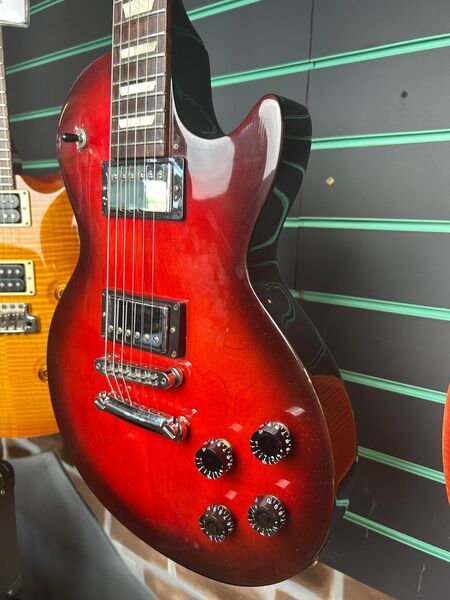 Gibson Les Paul Studio T Black Cherry Burst 2017 Electric Guitar | Cherry Burst, image 5 of 5
