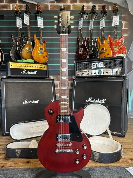 Gibson Les Paul Studio Satin Cherry 2004 Electric Guitar | Satin Cherry, image 1 of 5