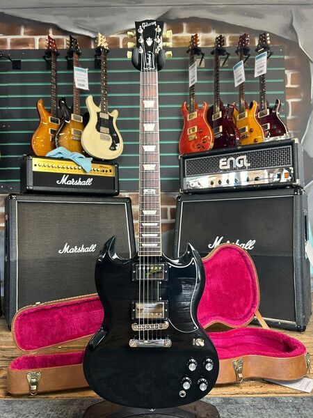 Gibson SG Standard 120 Ebony 2014 Electric Guitar | ebony, image 1 of 5
