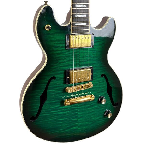 Gibson Vegas High Roller 2006 - Felt Green | vert, image 2 of 5