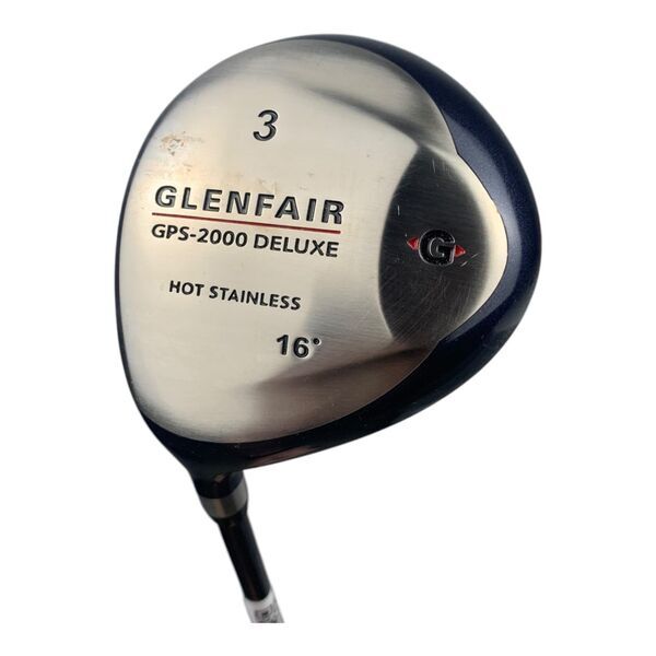 Glenfair GPS-2000 Deluxe Fairway Wood | Glenfair Gps-2000 A | 16° | 3 Wood | A-flex | Linkshand 1